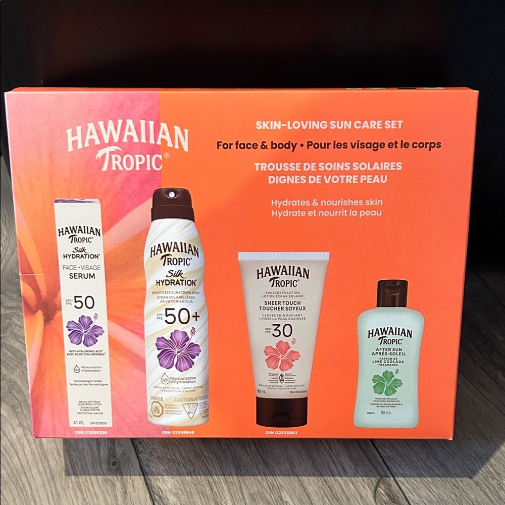 NEW 🆕 4-piece Hawaiian Tropic Sun Care Set sealed exp 02/2027
